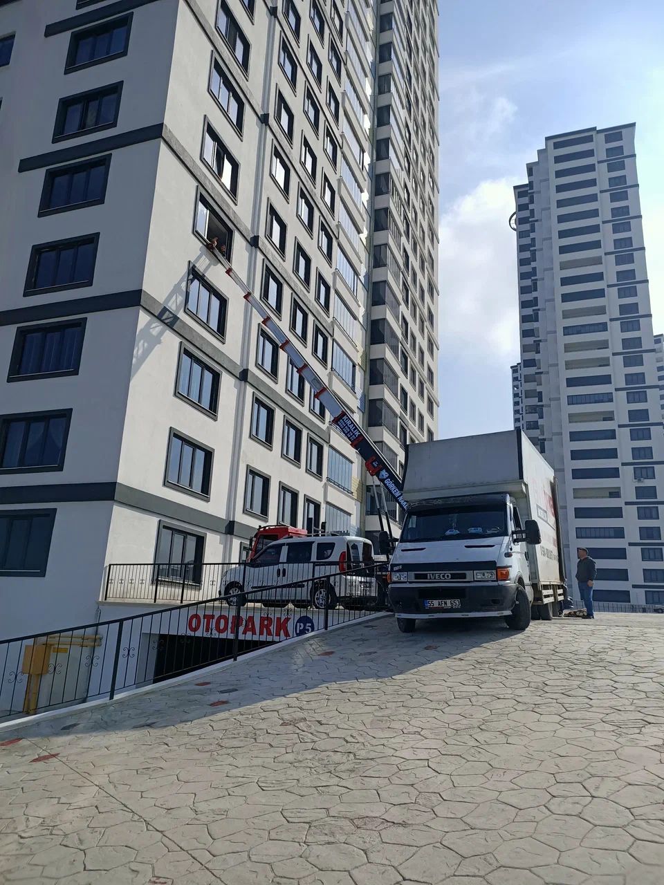 Bafra Görkem Nakliyat saha çalışması